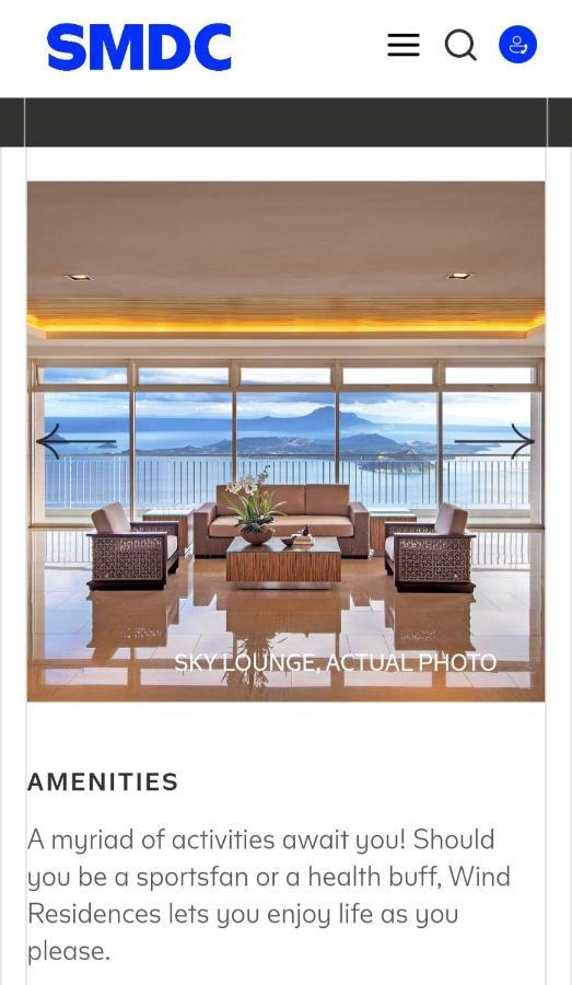 Wind Residences Smdc Tower 2 Tagaytay City Exterior foto